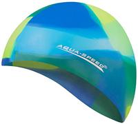 Aqua Speed Bunt Cuffia di Bagno + Piccolo Asciugamano in Microfibra | Colorato | Silicone | Cappellino di Nuoto | 11. colorato / 94