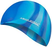 Aqua Speed Bunt Cuffia di Bagno + Piccolo Asciugamano in Microfibra | Colorato | Silicone | Cappellino di Nuoto | 16. colorato / 64