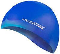 Aqua Speed Bunt Cuffia di Bagno + Piccolo Asciugamano in Microfibra | Colorato | Silicone | Cappellino di Nuoto | 30. colorato / 79