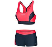 Aqua Speed Fiona Ladies Tankini | Due Pezzi | Tessuto Vita | Resistente al Cloro e Crema Solare/Olio | 03. Rosso - Grigio | Taglia: 42