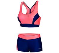Aqua Speed Fiona Ladies Tankini | Due Pezzi | Tessuto Vita | Resistente al Cloro e Crema Solare/Olio | 06 Rosa - Marina Militare | Taglia: 38