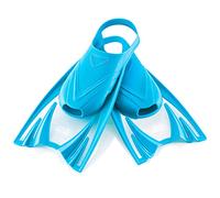 Aqua Speed - Frog Pinne Corte per Bambini | Ragazze | Allenamento Pinne | Allenamento Nuoto | Blu | Taglia: 30-34 (M)