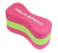 Aqua Speed Pull Buoy Pull Buoy Aiuto al galleggiamento | Design Curvo | 3 Strati | Nuoto Formazione | Schiuma Eva | Rosa-Luce Verde