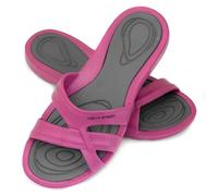 Aqua Speed Ciabatte da bagno da donna + panno in microfibra | ciabatte da bagno e doccia | scarpe da piscina | sandali doccia Slide | F:03, taglia 39 | Panama