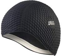 Aqua Speed Swim cap | Cuffia da Bagno | Sport | Allenamento | Nuoto | Capelli Lunghi | Lattice | Tic-Tac bombastico | Bombastico/nero/07