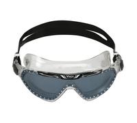 Aqua Sphere Aquasphere Vista XP Maschera da nuoto unisex per adulti Visione senza distorsioni Perfetta per nuotatori in acque libere e allenamenti di triathlon | Lente fumè, montatura trasparente