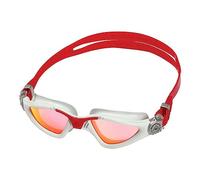 Aqua Sphere Kayenne - Occhialini da nuoto per adulti, colore: Grigio/Rosso Titanio a specchio