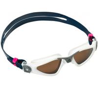 Aqua Sphere Kayenne Small Polarized Bianco/Blu - Maschera da nuoto