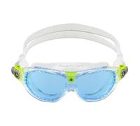 Aqua Sphere Seal Kid 2 - Occhialini da nuoto per bambini - Ultimate Underwater Vision, lenti antigraffio e ipoallergeniche unisex per bambini, lenti colorate blu, montatura trasparente, taglia unica,