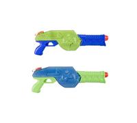 Aqua Splash Pistola ad Acqua, 42 cm, Spruzzo fino a 10 metri, Verde e Blu