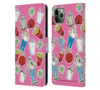 AQUA TEEN HUNGER FORCE GRAFICA CUSTODIA COVER A PORTAFOGLIO PER APPLE iPHONE