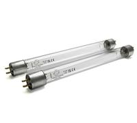 Aqua-Terra Lighting Confezione da 2 tubi di ricambio UVC T5 da 6 W, lampadina UV da 225 mm, lampada germicida a doppia estremità a 2 pin per filtri e chiarificatori UV, elimina le alghe verdi