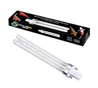 Aqua-Terra Lighting Lampadina filtrante per laghetto da 9 W - Lampadine UVC Ultra Violet per filtri e chiarificatori - Base germicida G23 2 pin PLS per sostituire lampadine UV nei filtri per laghetti