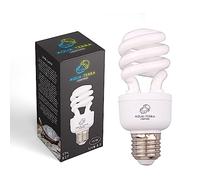 Aqua-Terra Lighting UVA UBV - Lampadina tropicale 5.0 da 15 W, ideale per acquari/terrari con tartarughe, rane, serpenti e uccelli, attacco a vite standard E27, ideale per effetto luce solare naturale