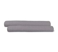 aqua-textil Classic Line Federa Set da 2 Cerniera Cotone Ø20 x 145 cm Grigio Scuro