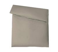 aqua-textil Luxury set di lenzuola da abbinare 200 x 200 cm copripiumino argento marchio YKK cerniera Mako cotone Satin