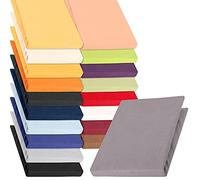 aqua-textil Pur Lenzuolo Elasticizzato Letto Contenitore Letti ad Acqua Cotone 120x200-130x220 cm Grigio Scuro