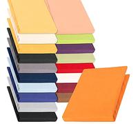 aqua-textil Pur Lenzuolo Elasticizzato Letto Contenitore Letti ad Acqua Cotone 140x200-160x220 cm Arancione