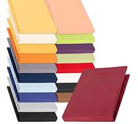 aqua-textil Pur Lenzuolo Elasticizzato Letto Contenitore Letti ad Acqua Cotone 140x200-160x220 cm Bordeaux