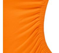 aqua-textil Royal Lenzuolo Elasticizzato Letto Contenitore Circolare Letto ad Acqua Cotone Elastan Ø ca. 245 cm Arancione