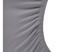 aqua-textil Royal lenzuolo elasticizzato letto contenitore circolare letto ad acqua cotone elastan Ø ca. 245 cm grigio scuro