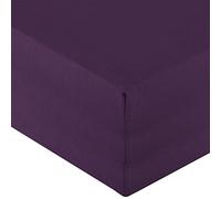 aqua-textil Royal Lenzuolo Elasticizzato Letto Contenitore Letto ad Acqua Cotone Elastan XL 200x220-220x240 cm Lilla