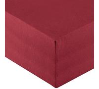 aqua-textil Royal Lenzuolo Elasticizzato Letto Contenitore Letto ad Acqua Cotone Elastan XL 200x220-220x240 cm Bordeaux