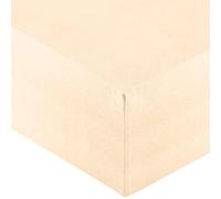 aqua-textil Royal Lenzuolo Elasticizzato Letto Contenitore Letto ad Acqua Cotone Elastan XL 200x220-220x240 cm Natura