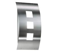 Aqua Toma 23/BM - Lampada da parete per esterni, in acciaio INOX, con rilevatore di movimento