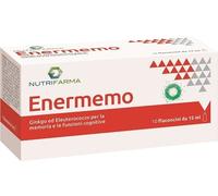 Aqua Viva Enermemo - Integratore per la memoria e le funzioni cognitive, 10 flaconcini da 10 ml