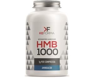 Aqua Viva KeForma - Hmb 1000 Integratore per il recupero e la massa muscolare, 100 compresse