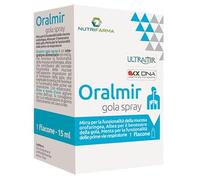 NUTRIFARMA Oralmir Gola Spray 15 ml - Integratore per le prime vie respiratorie