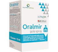 NUTRIFARMA Oralmir Gola Spray 15 ml - Integratore per le prime vie respiratorie