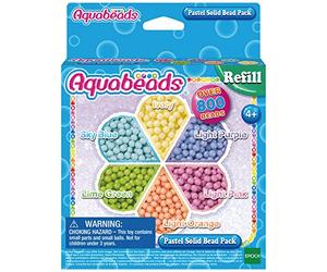Aquabeads 31360 Scatola Perle Solide Pastello
