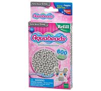 Aquabeads Solid Beads Grey, perle 600, Multicolore, 32648