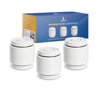 AquaBliss Cartuccia di ricambio per filtro doccia HD multi stadio per SF400 e SF500-48x Heavy Duty Detox Power. Bacio prurito, rottura e opacità addio. Ridurre ruggine, cloro, tossine. Confezione da 3