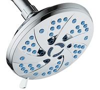 AquaCare AS-SEEN-ON-TV - Soffione a spirale ad alta pressione, 6 modalità a pioggia, con speciali ugelli igienici anti-intasamento, per doccia più potente, marca americana, finitura cromata