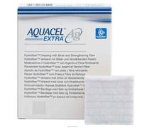 MEDICAZIONE IN HYDROFIBER E IONI ARGENTO INTESSUTA IN LYOCELL AQUACEL AG + EXTRA 15X15CM 5 PEZZI