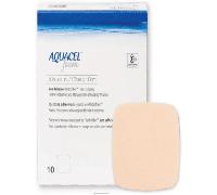 ConvaTec Medicazione sterile Aquacel Ag Foam – schiuma idrocellulare adesiva 10x10 cm 10 pezzi