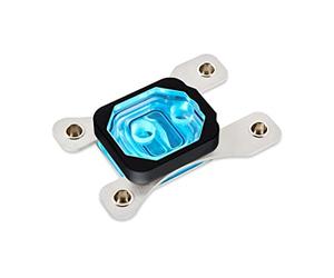 Aquacomputer cuplex kryos Next RGBpx AM4/3000/5000 - Acrilico + Argento 925, Nero