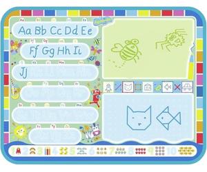 Aquadoodle My ABC Doodle Large Water Doodle Mat, Official TOMY No Mess Colouring & Drawing Game, Suitable for Toddlers and Children Aged 3, 4 & 5 +