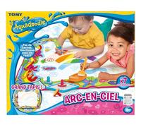 Aquadoodle Super Rainbow Deluxe Large Water Doodle Mat, Official TOMY No Mess Colouring & Drawing Game, Suitable for Toddlers and Children From 18 Months