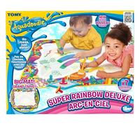 Aquadoodle Super Rainbow Deluxe Large Water Doodle Mat, Official TOMY No Mess Colouring & Drawing Game, Suitable for Toddlers and Children From 18 Months