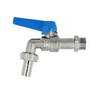 AQUAE T3078155 Rubinetto a Sfera con Portagomma 1/2 ", Grigio