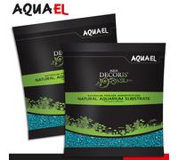 Aquael 2 X 1 KG Aqua Decoris Quarzkies Turchese 2 - 3 MM Substrato Per Acquario