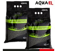 Aquael 2 X 10 KG Aqua Decoris Basalto 2 - 4 MM Substrato Per Acquario