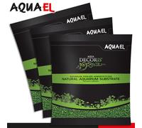 Aquael 2 x 1 KG Aqua Decoris Ghiaia di Quarzo Verde 2 - 3 MM Aquariensubstrat