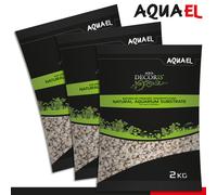 Aquael 3 X 2 Kg Aqua Decoris Dolomite 2 - 4 Mm Substrato Per Acquari