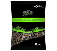 AQUAEL Ghiaia naturale multicolore 5-10 mm 2 kg