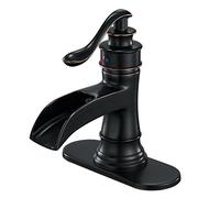 Aquafaucet cascata beccuccio monocomando per lavabo lavabo rubinetto, Orb oil Rubbed Bronze, 9233